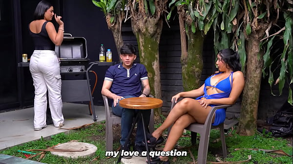 Diam-diam, Ibu Tiri Menggoda Pacar Putrinya Di Belakang Layar – Big Jackson & Lina Henao
