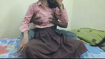 Cewek Kuliahan India Digebukin Kontol Pacar Di Kamar Kos