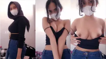 Mbak Hukum Jilbab Joget Pargoy, Ngebor Sampai Muncrat.
