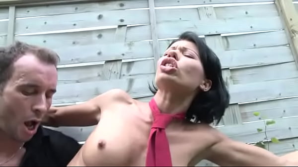 Anak Sma Dicocol Di Belakang Sekolah, Lalu Nikmati Maninya.