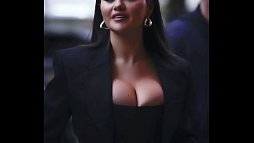 Selena Gomez Nunggingin, Gaya Bikin Ngilu, Bikin Ngiler (buatan Ai)